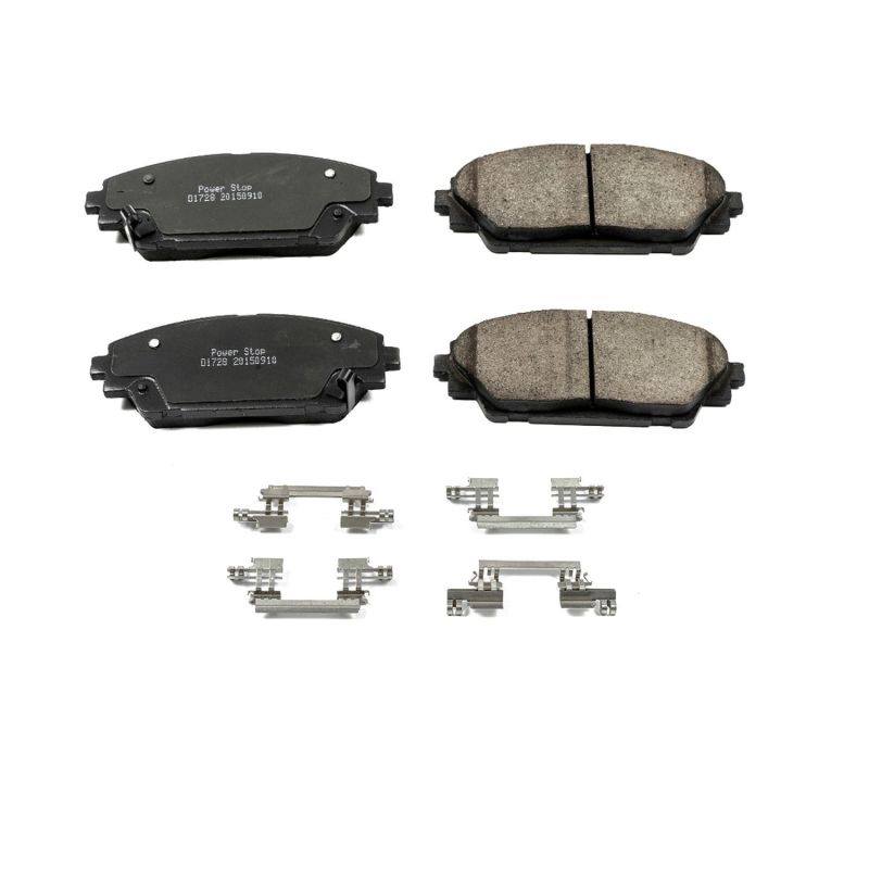 Power Stop 14-18 Mazda 3 Front Z17 Evolution Ceramic Brake Pads w/Hardware