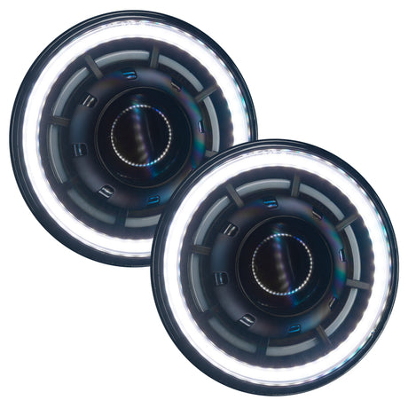 Phares de projecteur Oracle Oculus 7 pouces ColorSHIFT Bi-LED pour Jeep Wrangler JK VOIR LA GARANTIE