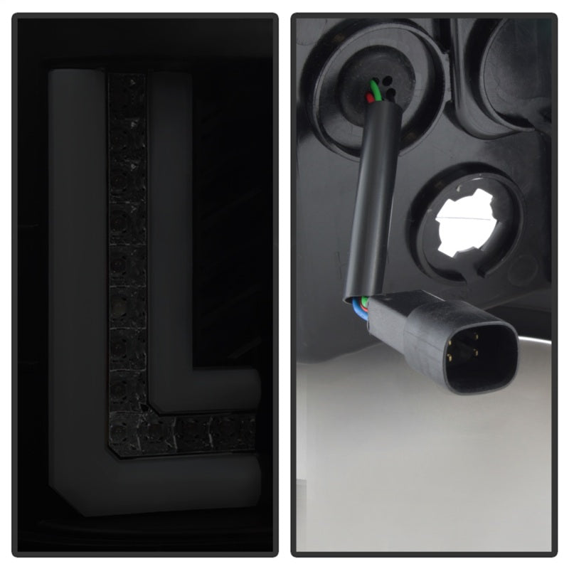 Feux arrière à DEL pour GMC Sierra 2016-2017 Spyder - Fumée noire ALT-YD-GS16-LED-BSM