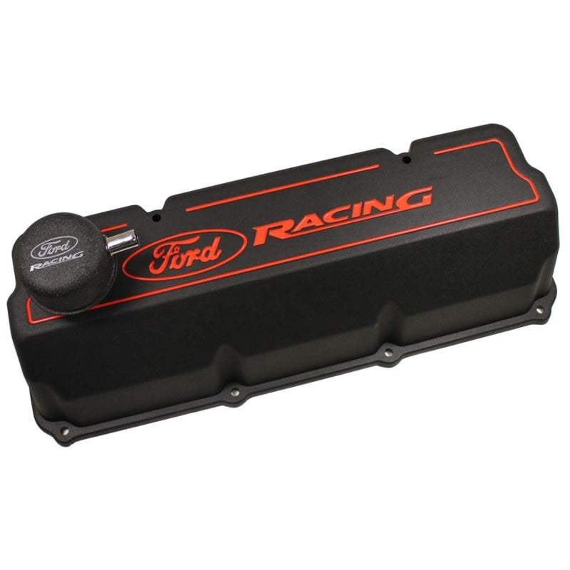Couvercle de soupape en aluminium noir Ford Racing Cleveland