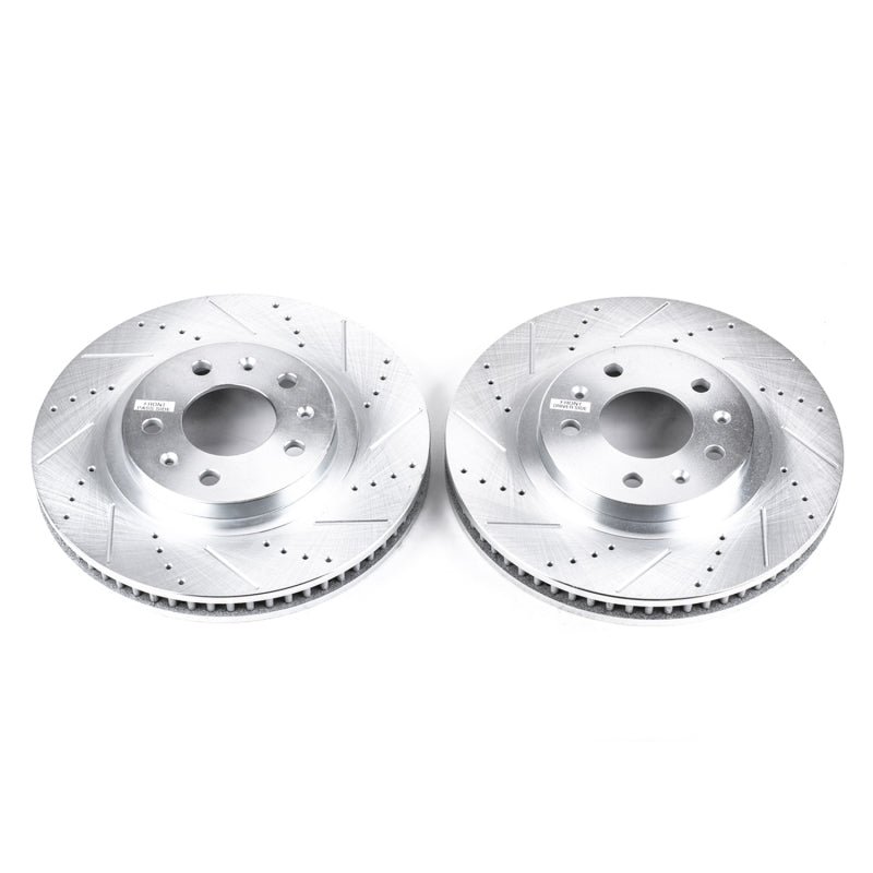 Disques de frein avant percés et fendus Power Stop 03-07 Cadillac CTS Evolution - Paire