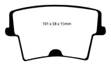 Plaquettes de frein arrière EBC 05-10 Chrysler 300C 5.7 Bluestuff
