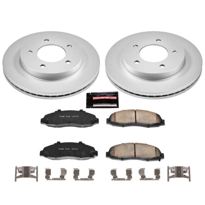 Kit de freins avant Power Stop 97-03 avec revêtement Geomet Z17 Evolution pour Ford F-150