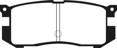 EBC 89-92 Ford Probe 2.2 Ultimax Rear Brake Pads