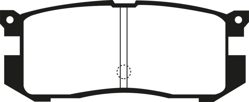 Plaquettes de frein arrière EBC 89-92 Ford Probe 2.2 Ultimax