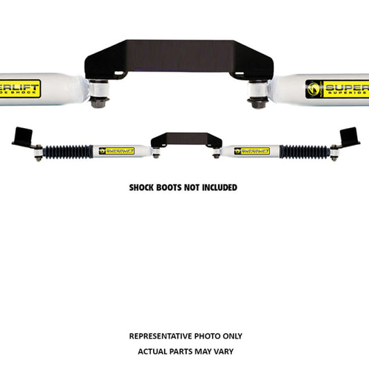 Superlift 03-08 Dodge Ram 2500/3500 4WD Dual Steering Stabilizer Kit - SR (Hydraulic)