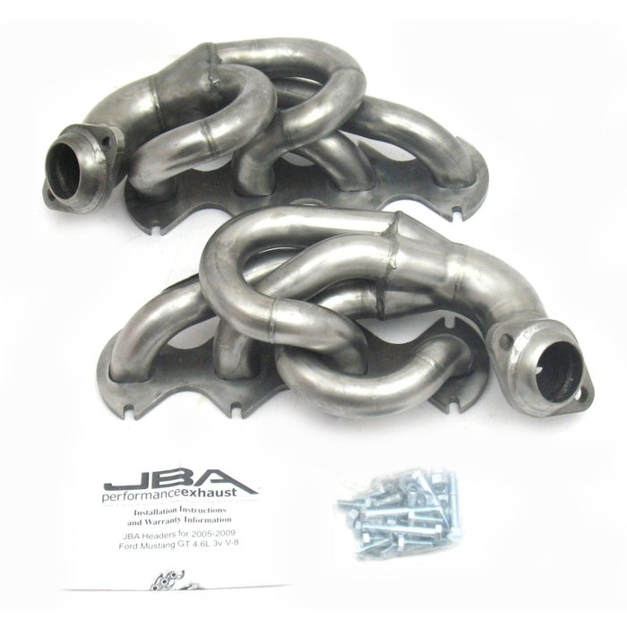 Collecteur d'échappement JBA 05-10 Ford Mustang 4,6 L 3 V 1-5/8 po primaire brut 409SS Cat4Ward