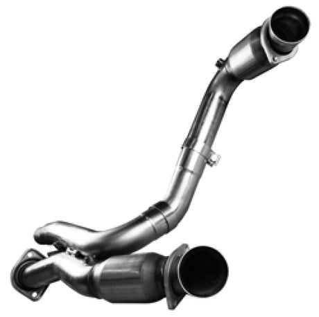 Kooks 01-06 Camion GM série 1500 3 pouces Tuyaux verts Cat Dual Conn. qui vont à la sortie OEM. SS