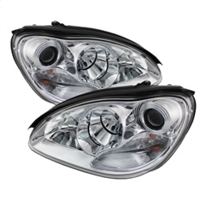 Phares de projecteur Spyder Mercedes Benz Classe S 03-06 Modèle Xénon/HID - Chrm PRO-YD-MBW220-HID-C