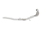 Tuyau de descente torsadé en acier aFe Power 3 pouces en acier inoxydable 304 avec catalyseur 15-18 VW Golf R MKVII L4-2.0L (t)