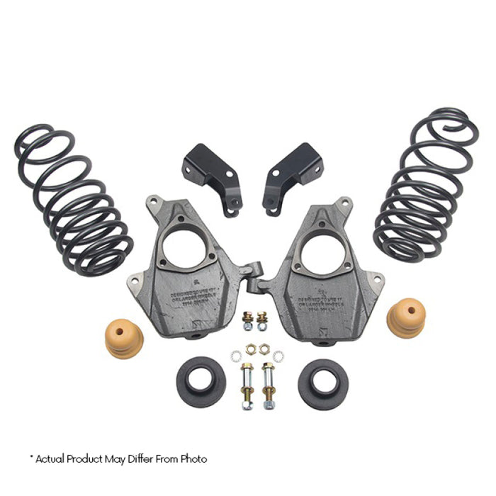 KIT D'ABAISSEMENT Belltech 16.5-17 Chevy Silverado Ext/Crew Cab 2WD 3-4F / 5-6R