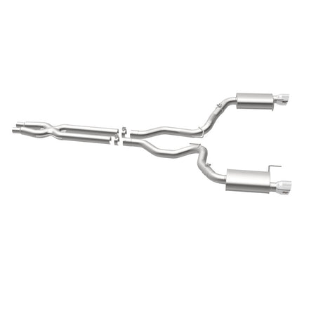 Catback MagnaFlow, SS, 3 po, Street, double embouts polis de 4,5 po, Ford Mustang GT V8 5,0 L 2015