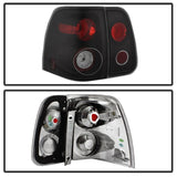 Spyder Lincoln Navigator 03-06 Euro Style Tail Lights Black ALT-YD-LN03-BK