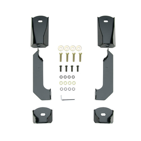 Marchepieds ovales Nerf Platinum 4 pour Chevrolet Silverado 1500 Dbl Cab (montage sur carrosserie) Westin 2014-2018 - SS