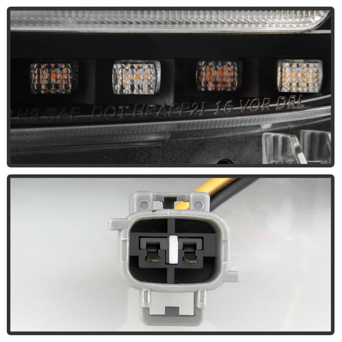 Phares à LED haute puissance Spyder 16-20 Toyota Tacoma uniquement - Noir PRO-YD-TT16LEDAP-BK