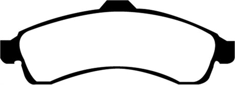 Plaquettes de frein avant EBC 03-05 Chevrolet SSR 5.3 Redstuff