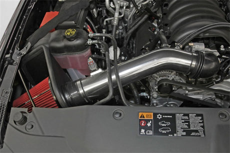 Kit d'admission d'air Spectre 14-15 GM Silverado/Sierra V8-5.3LF/I - Poli avec filtre rouge