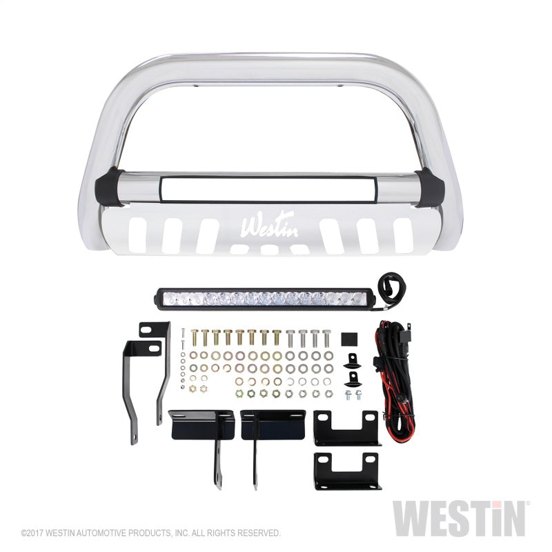 Westin 2009-2018 Dodge/Ram 1500 (Excl. Rebel model) Ultimate LED Bull Bar - Chrome