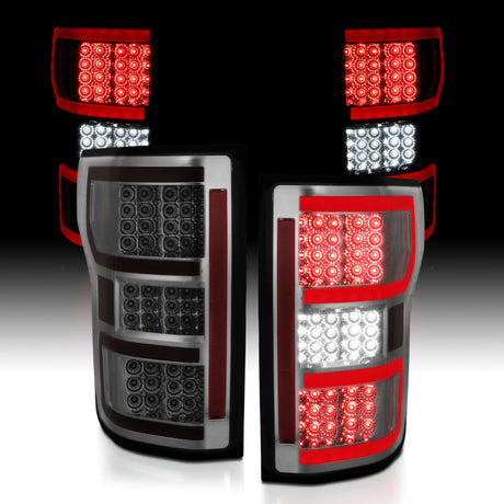 Feux arrière à LED ANZO 18-19 Ford F-150 Fumés