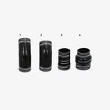 Kit de tuyaux et de soufflets d'échangeur intermédiaire Mishimoto 2013+ Dodge 6,7 L Cummins noir