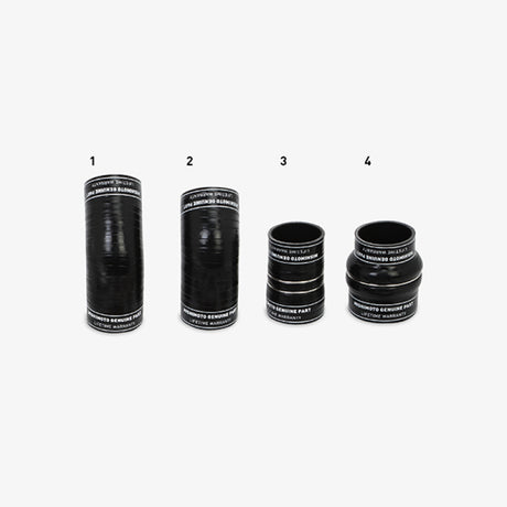 Kit de tuyaux et de soufflets d'échangeur intermédiaire Mishimoto 2013+ Dodge 6,7 L Cummins noir