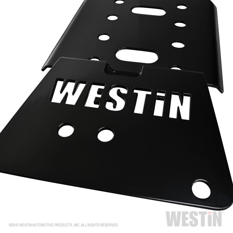 Westin/Snyper 07-11 Jeep Wrangler Transmission Pan Skid Plate - Textured Black