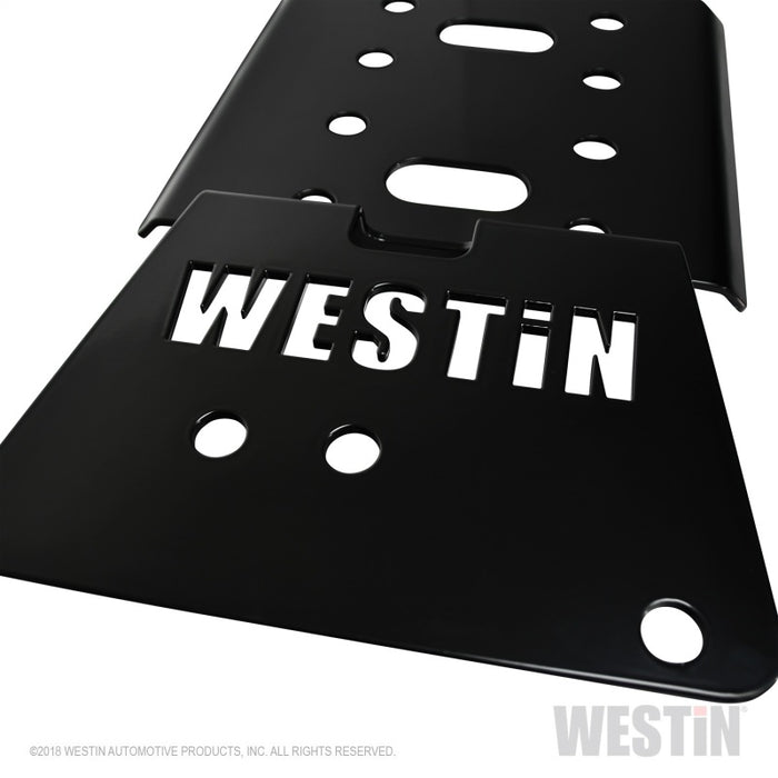 Plaque de protection de carter de transmission Westin/Snyper 07-11 Jeep Wrangler - Noir texturé