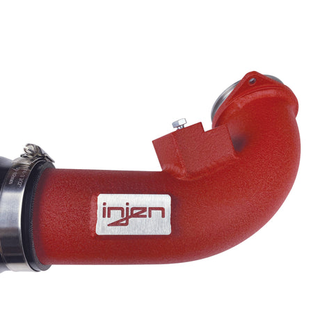 Tuyaux d'échangeur thermique SES rouges froissés Injen 19-20 pour BMW Z4 / Toyota Supra 3.0L Turbo 2020