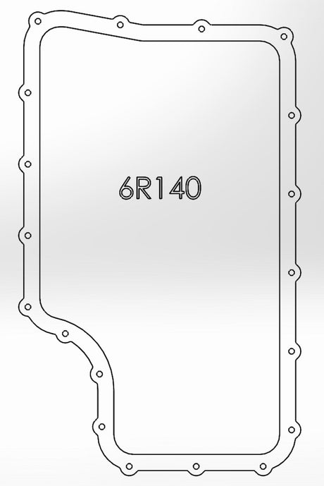 Carter de transmission de puissance aFe usiné noir 11-14 Ford 6R140 Trucks V8 6,7 L (td)