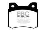 Plaquettes de frein arrière Redstuff EBC 84-86 Mercedes-Benz 190/190E 2.3