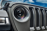 Oracle Oculus BiLED Projector Headlights for Jeep JL/Gladiator JT  Satin Silver 5500K