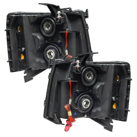 Oracle 07-13 Chevrolet Silverado SMD HL - Black - Round Style - White