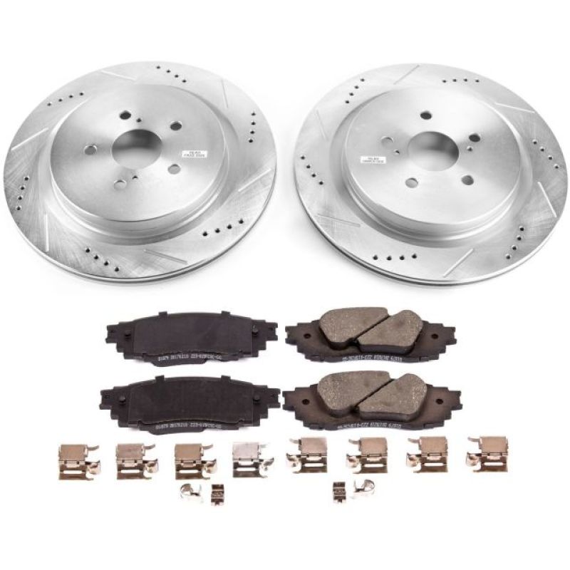 Kit de freins arrière Power Stop 16-18 Lexus RX350 Z23 Evolution Sport