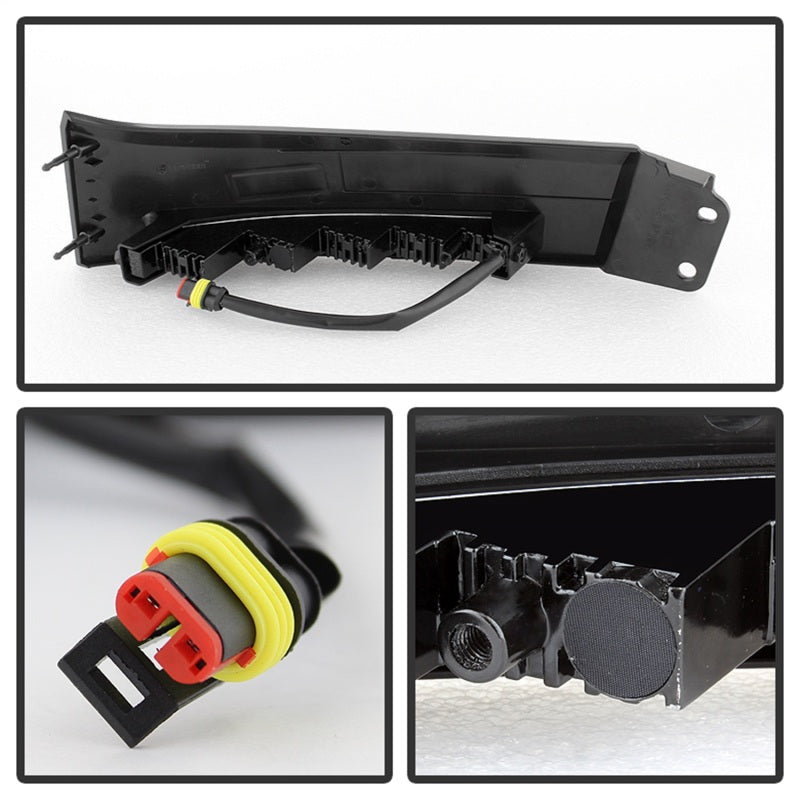 Feux de jour à LED Spyder Toyota Tundra 07-13 (look modèle XSP-X) sans interrupteur noir FL-DRL-TTU07-BK