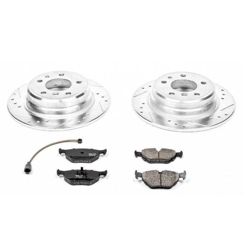 Power Stop 90-95 BMW 525i Rear Z23 Evolution Sport Brake Kit