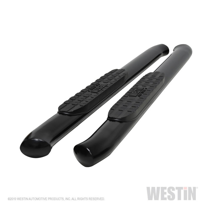 Marchepieds ovales Nerf PRO TRAXX 4 Westin 19-20 pour Chevrolet Silverado / GMC Sierra 1500 Reg Cab - Noir