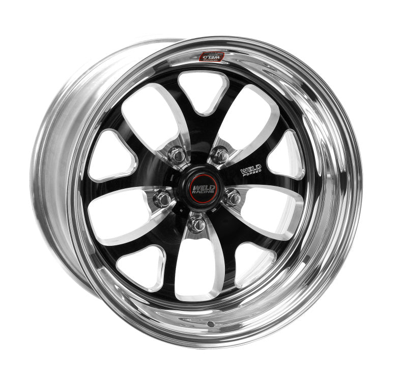 Roue noire Weld S76 17x10 / 5x4,75 BP / 7,3 po BS (plaquette moyenne) - Sans verrou de talon