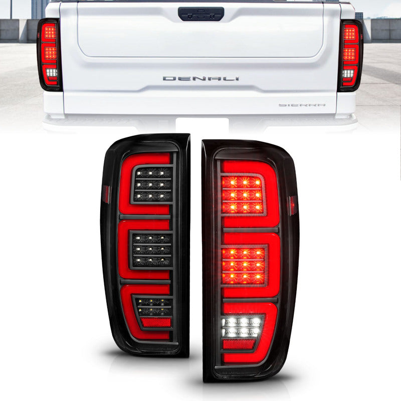 Feu arrière de rechange à LED noir Anzo 19-23 pour GMC Sierra 1500/2500HD/3500HD
