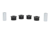 Kit de bagues de bras de suspension intérieur inférieur avant Whiteline Plus 8/97-8/08 Forester / 4/93-9/02 Impreza