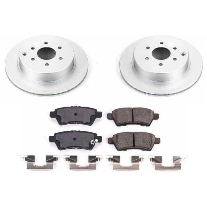 Kit de freins Power Stop 05-12 Nissan Pathfinder arrière Z17 Evolution Geomet avec revêtement