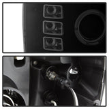 Phares de projecteur Spyder GMC Sierra 1500/2500 07-13 LED Halo- LED Blk Smke PRO-YD-GS07-HL-BSM