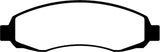 Plaquettes de frein avant EBC 03-04 Dodge Dakota 2WD 3.7 Yellowstuff