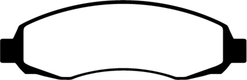 Plaquettes de frein avant EBC 03-04 Dodge Dakota 2WD 3.7 Yellowstuff