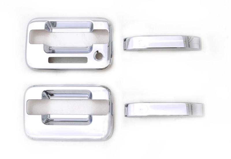 Ensemble de 4 couvre-poignées de porte AVS 04-14 Ford F-150 (2 portes avec clavier) (2 portes) - Chrome
