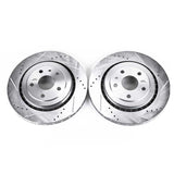 Disques de frein arrière Power Stop 16-18 Cadillac ATS Evolution percés et fendus - Paire
