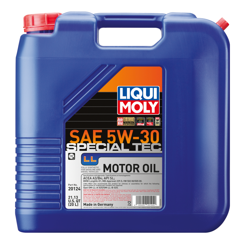 Huile moteur LIQUI MOLY Special Tec LL SAE 5W30 20L