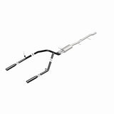 Cat-Back MagnaFlow SYS 3,5 pouces à embouts arrière divisés doubles noirs 10-13 Chevy Silverado / GMC Sierra 5,3 L
