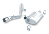 Échappement Cat-Back à sortie arrière simple droite Borla 91-95 Jeep Wrangler YJ 4.0L 6cyl 4WD 2Dr SS