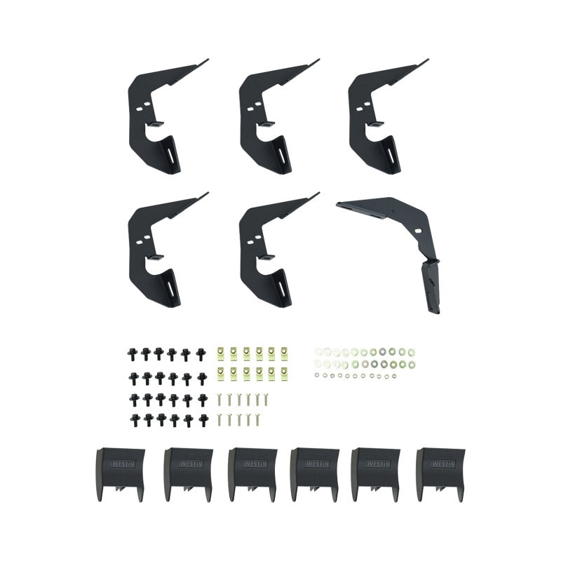 Marchepieds Westin Nerf pour Chevy Silverado Crew Cab R7 2007-2018 - SS