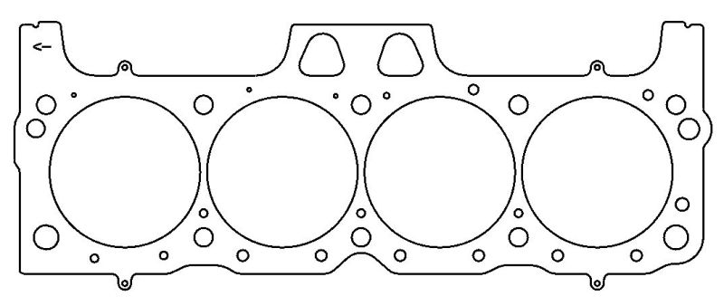 Joint de culasse MLS Cometic Ford Big Block 4,40 pouces d'alésage 0,027 épaisseur comprimée